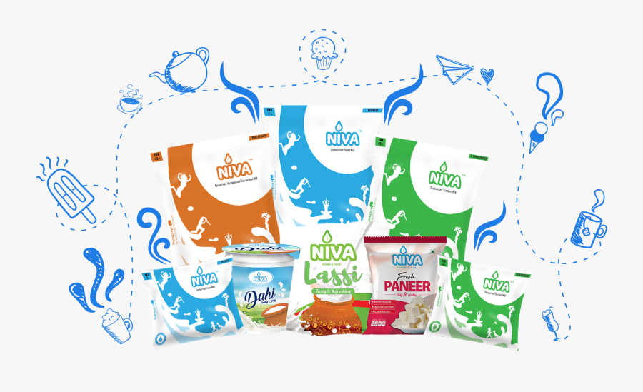 Niva Dairy Products, Transparent Clipart