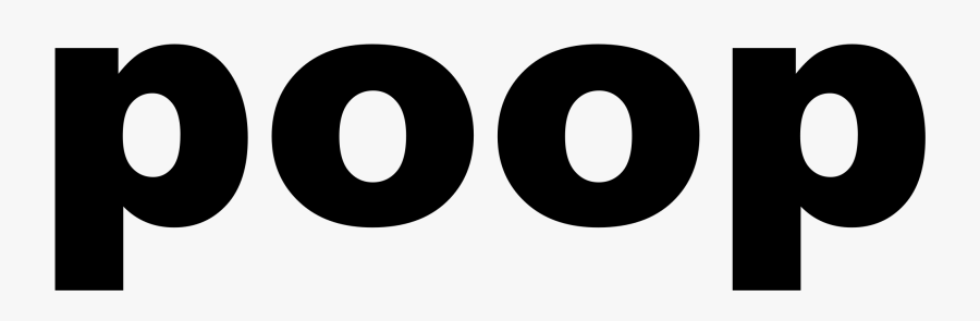 Transparent Poop Clipart Black And White - Circle, Transparent Clipart