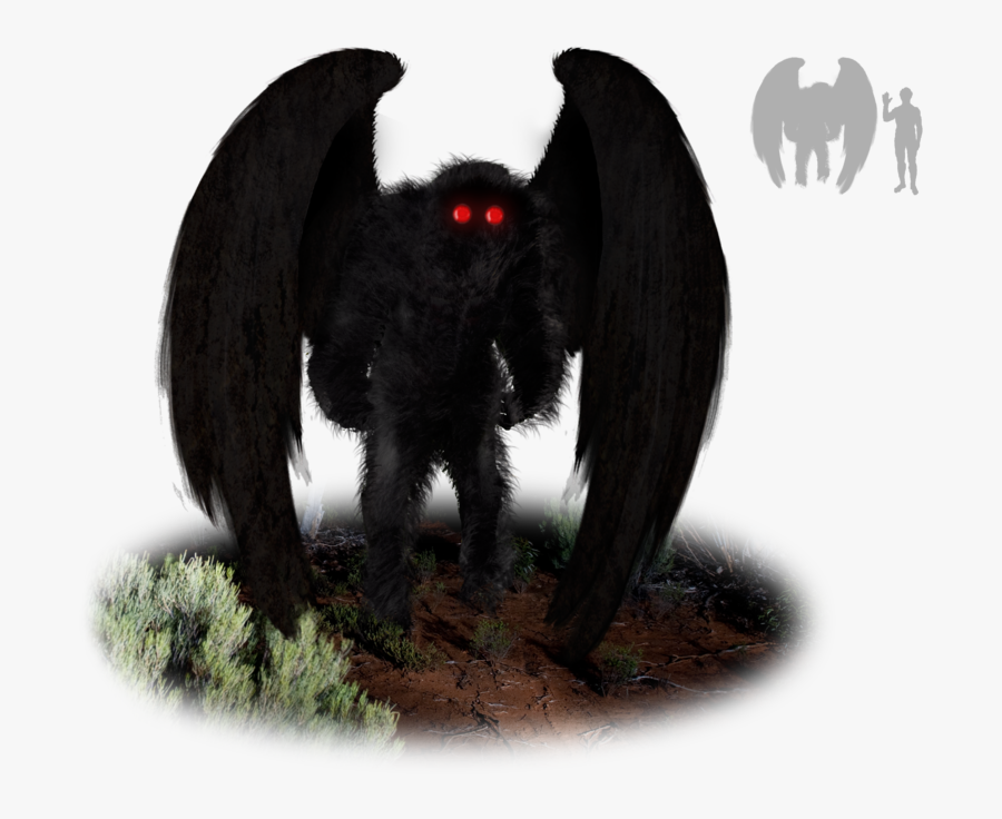 Mothman Artistu0027s Imp - Mothman Prophecies, Transparent Clipart