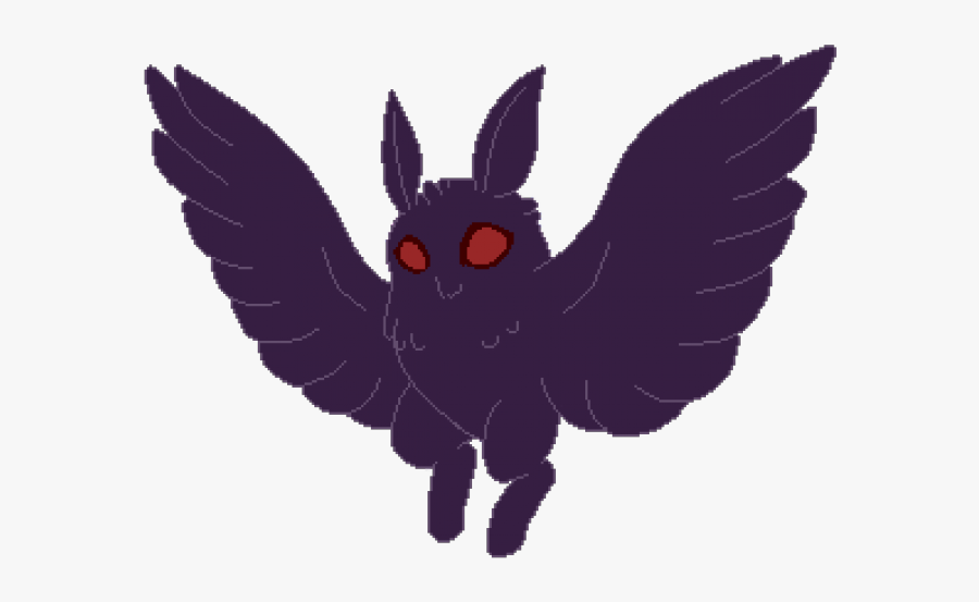 Mothman Clipart Cute - Illustration, Transparent Clipart