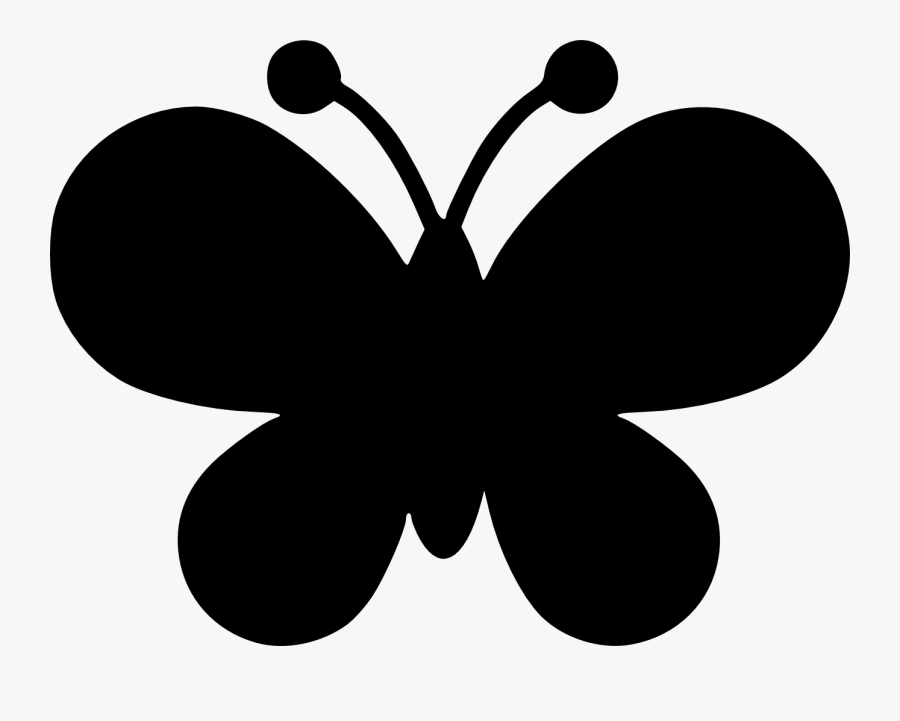 Download Shape Silhouette Butterfly Clip Art - Cute Butterfly Svg ...