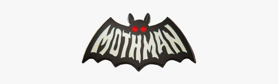 Mothman Pin - Mothman Patch, Transparent Clipart