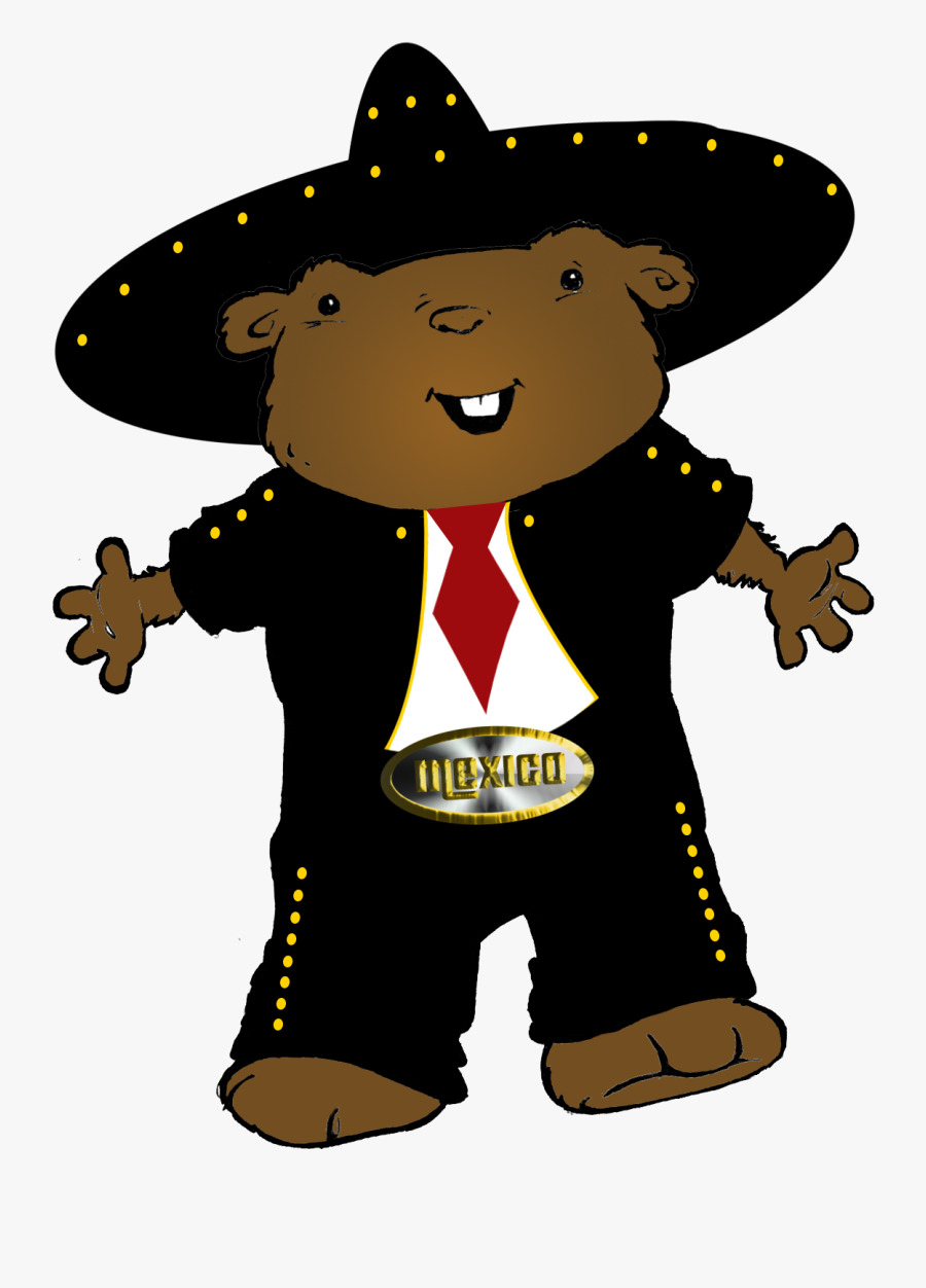 Mariachi En Infantil En Dibujo Animado, Transparent Clipart
