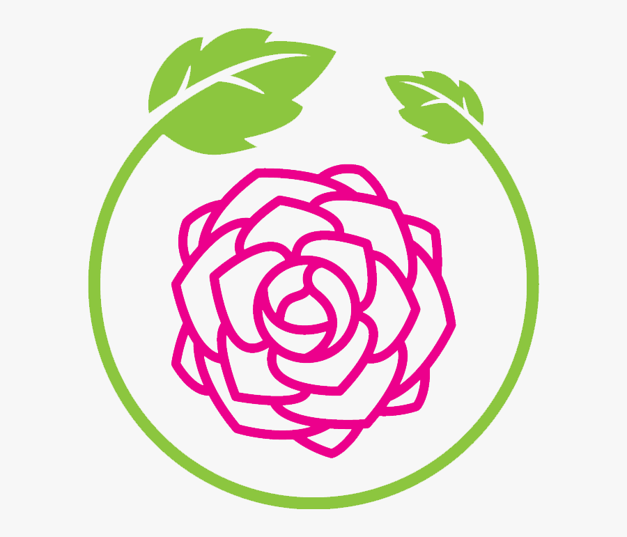 Transparent Flor Clipart - Black And White Floral Icon, Transparent Clipart