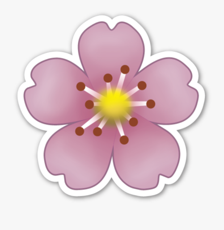 #flores #flor #love #flawers #emogi #emojis #smile - Flower Emoji Sticker, Transparent Clipart