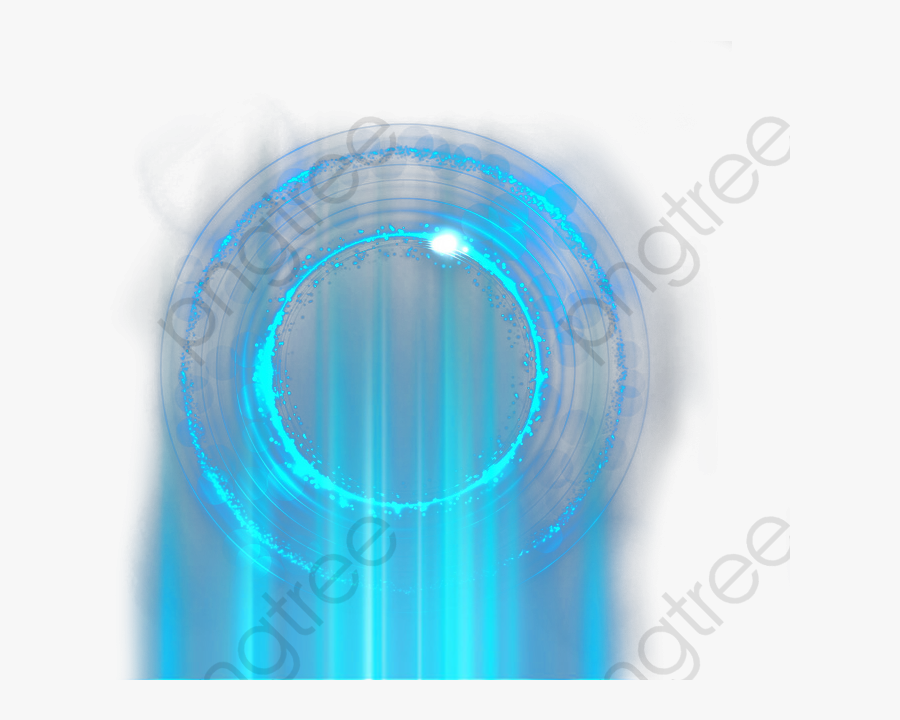 Blue Light Transparent Image - Circle, Transparent Clipart