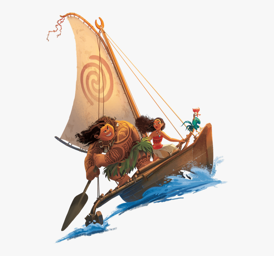 Moana On Boat Png Free Transparent Clipart Clipartkey