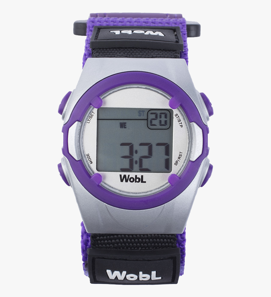 Purple Wobl Potty Training Watch - Wobl, Transparent Clipart