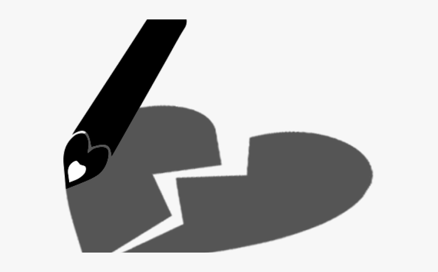 Broken Heart Clipart Profile, Transparent Clipart