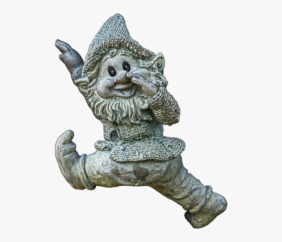Dwarf, Gnome, Garden Gnome, Figure, Ceramic, Sculpture - Dwarf Statue Transparent, Transparent Clipart