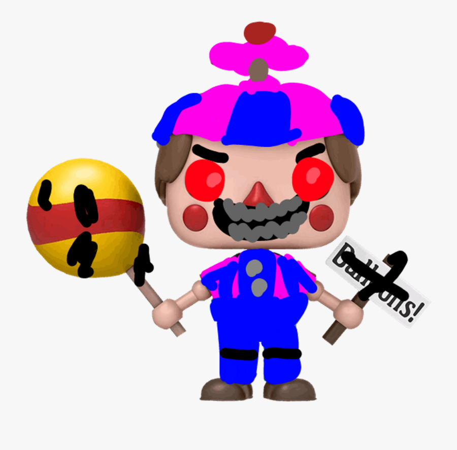 Fnaf Nightmare Balloon Boy Funko Funkopop - Balloon Boy Funko Pop Five Nights At Freddy's, Transparent Clipart