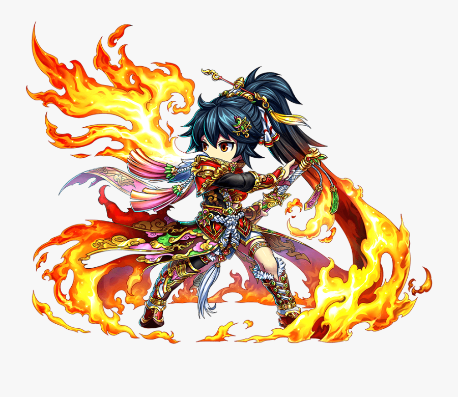Clip Art Blazing Phoenix Feng Wiki - Brave Frontier Blazing Phoenix Feng, Transparent Clipart