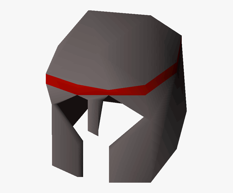 Med Helm Old School - Iron Med Helm Runescape, Transparent Clipart