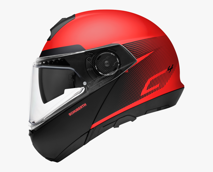 Transparent Solid Clipart - Schuberth C4 Resonance Red, Transparent Clipart