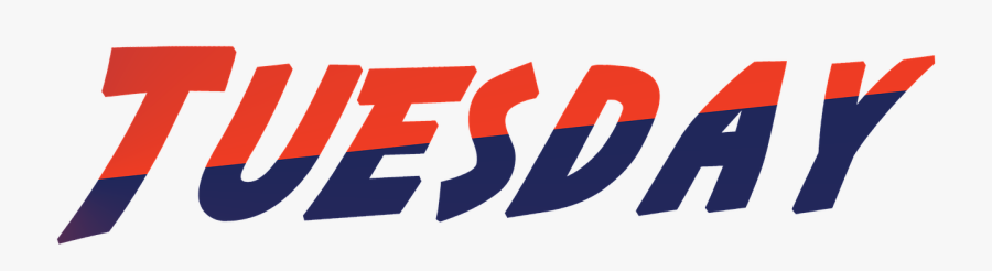 Tuesday, Day, Super, Hero, Retro, Blue - Graphic Design, Transparent Clipart