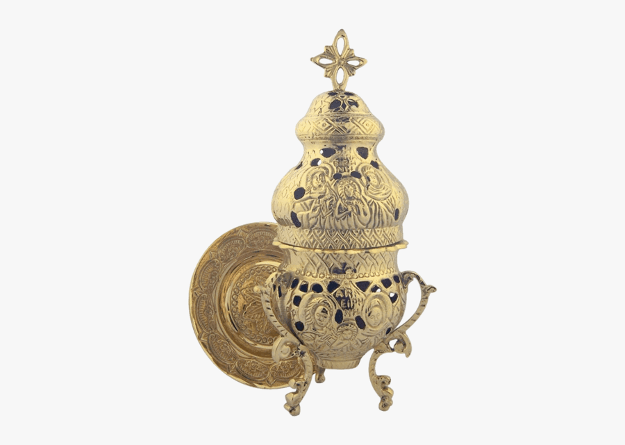 Clip Art Catholic Incense Burner - Brass, Transparent Clipart