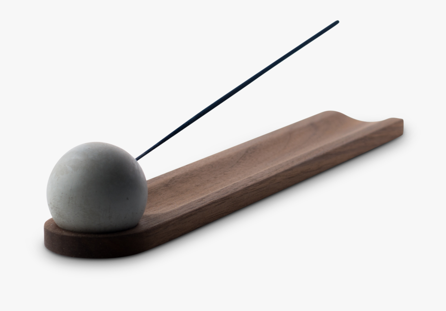 Concrete Sphere Incense Burner Walnut - Plywood, Transparent Clipart
