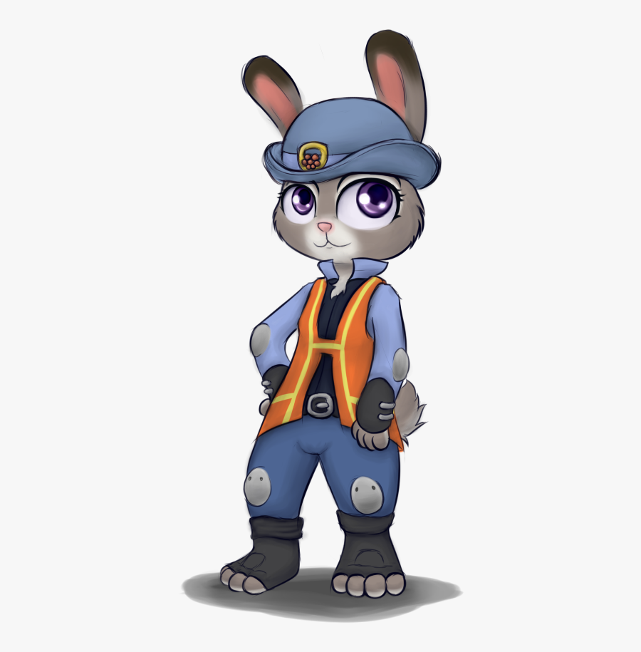 Lieutenant Judy Hopps - Drawing, Transparent Clipart