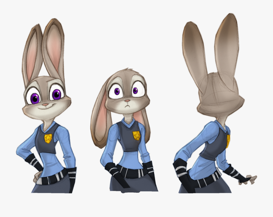 Disney Judy Hopps Bases, Transparent Clipart
