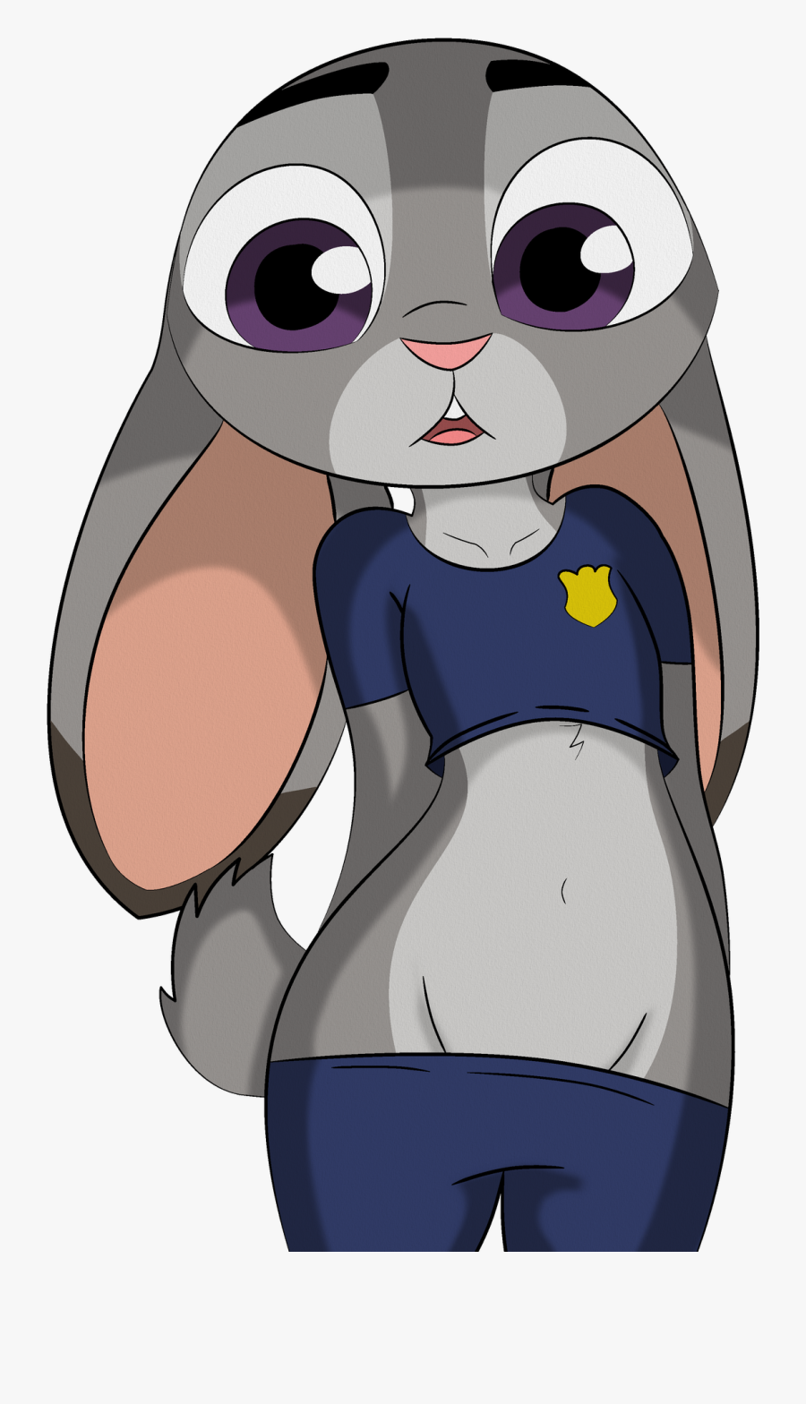 Judy Hopps - Judy Hopps Cute Fanart, Transparent Clipart