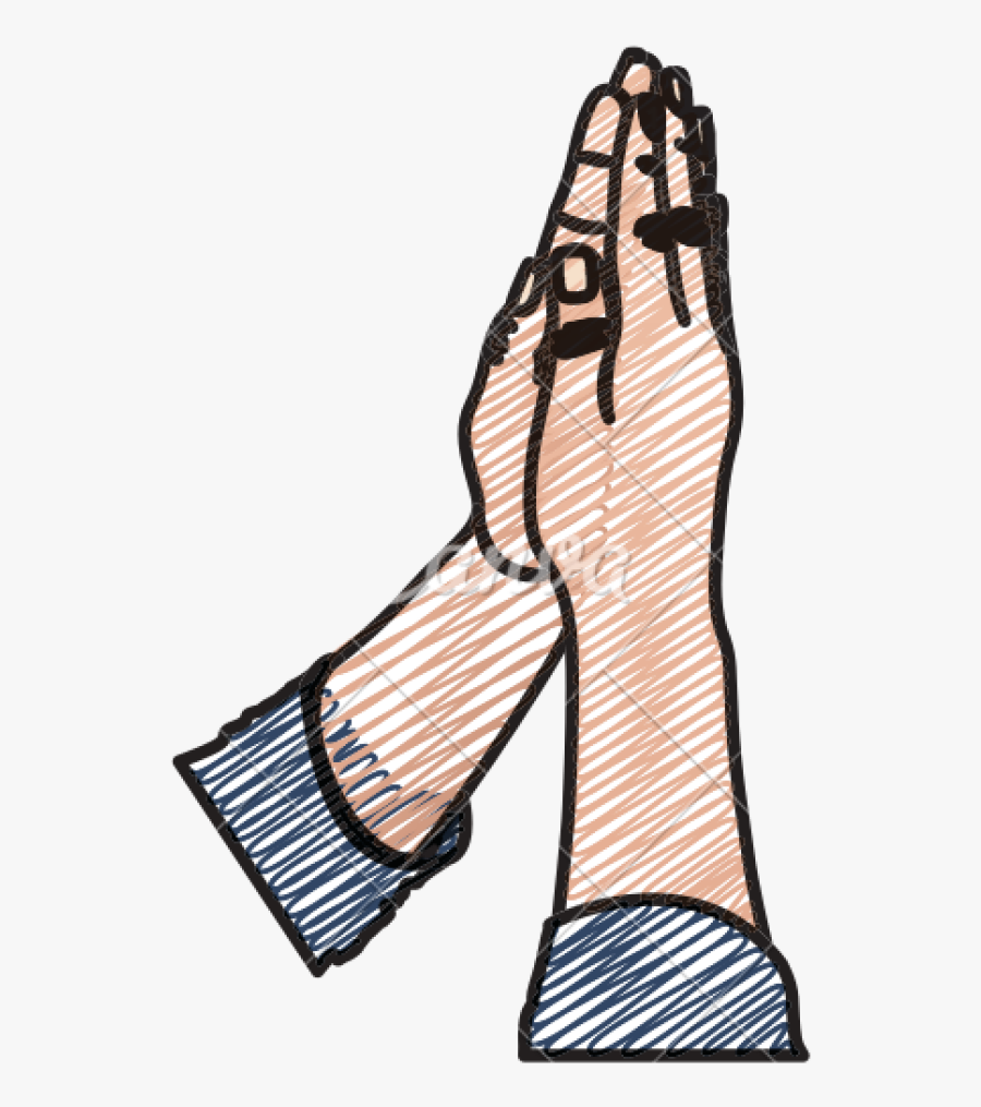 Hands Clipart Frog - Manos Dibujo A Color, Transparent Clipart