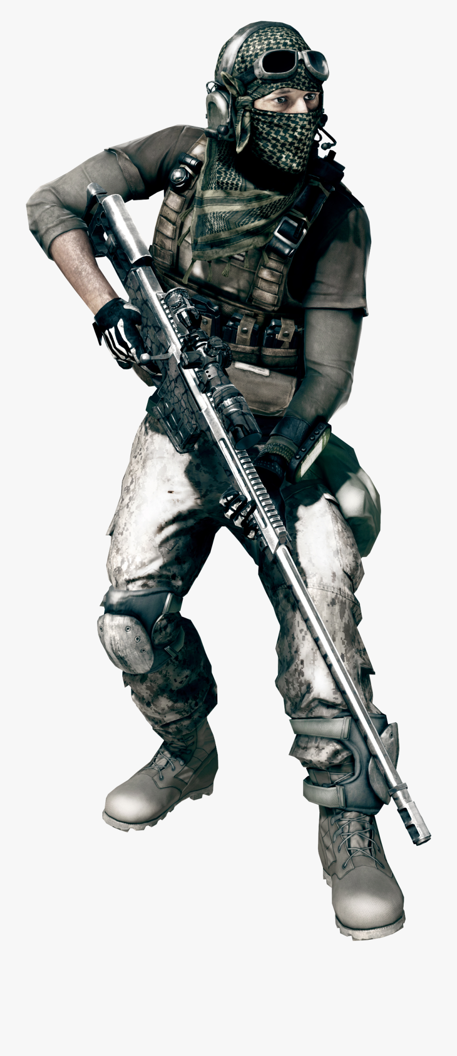 Battlefield Free Download Png - Battlefield 3 Sniper Class, Transparent Clipart