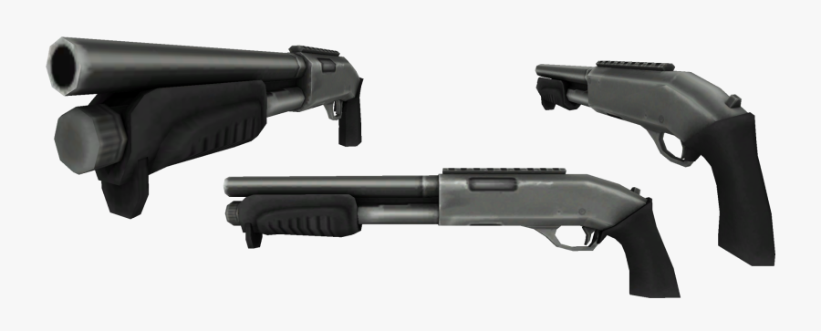 Shotgun Weapon Firearm Battlefield Heroes Remington - Weapons In Perspective, Transparent Clipart