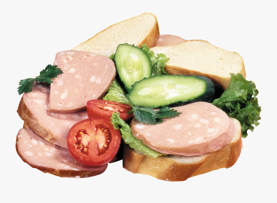 Бутерброд С Колбасой Png, Transparent Clipart