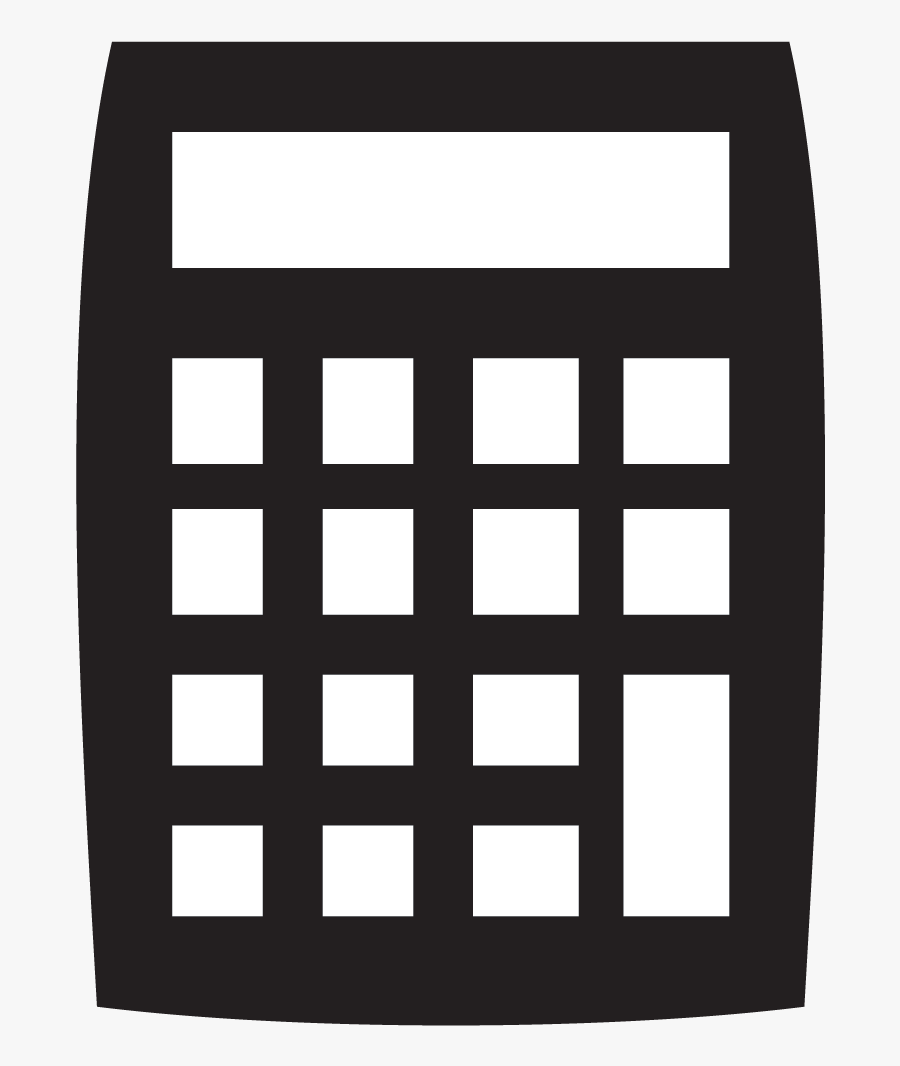 Calculator - Do Not Litter Symbols, Transparent Clipart