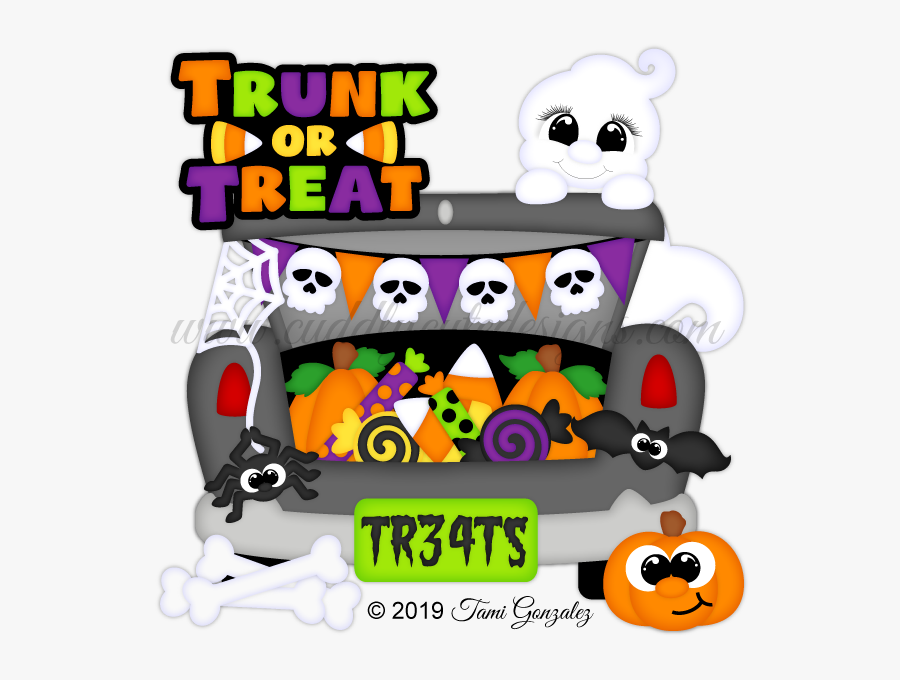 Trunk Or Treat - Cartoon, Transparent Clipart