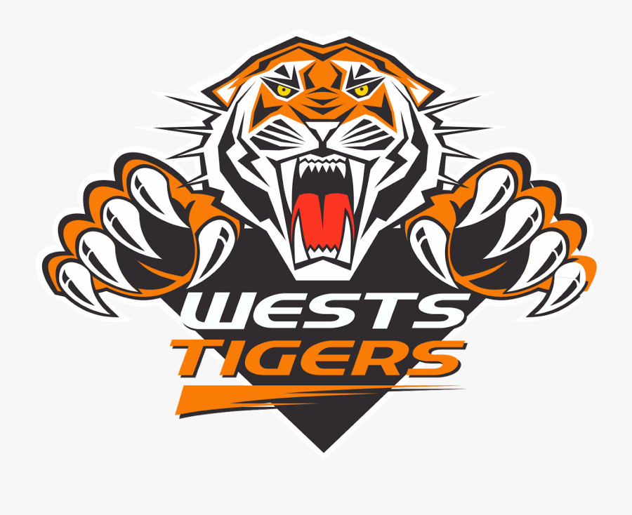 Transparent Lsu Tigers Logo Png - West Tigers Nrl, Transparent Clipart