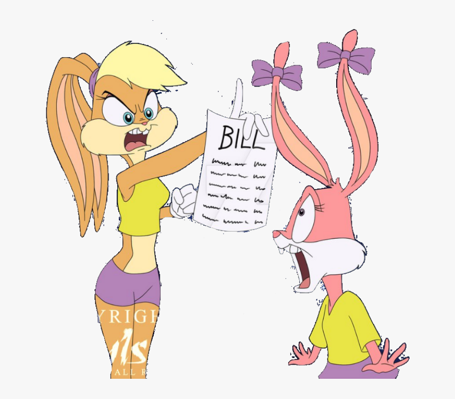 #lolabunny #babsbunny #tinytoons #looneytunes #spacejam - Cartoon, Transparent Clipart