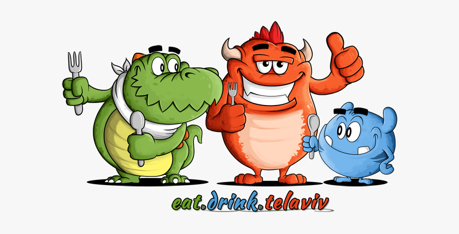Eatdrinktelaviv - Cartoon, Transparent Clipart