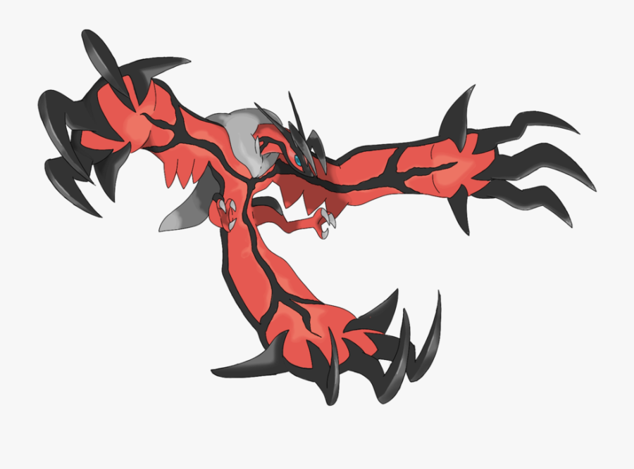 Fictional Art,claw,shark - Yveltal Pokemon, Transparent Clipart