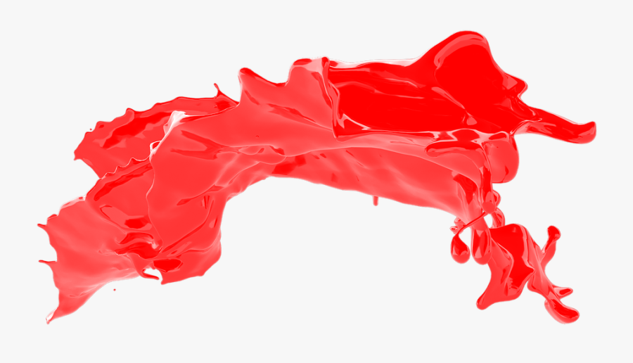 Splash, Brush, Red, Render, Artistic, Watercolor, Color - Red Watercolor Splash Png, Transparent Clipart