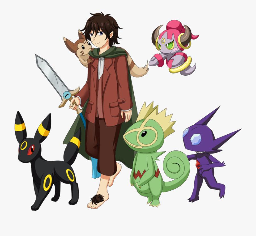 Bilbo Baggins Clipart Transparent - Frodo Baggins Pokemon Team, Transparent Clipart
