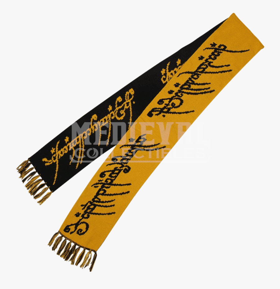 Lotr One Ring Scarf, Transparent Clipart