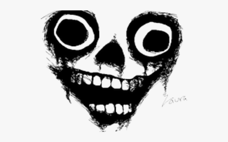 Creepy Clipart Smile Man - T Shirt Roblox Terror, Transparent Clipart