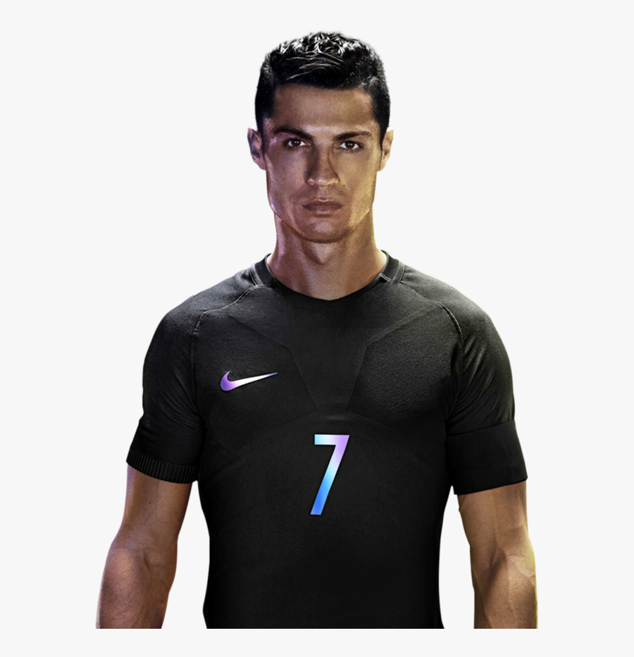 Ronaldo Sport Nike Football Png - Cristiano Ronaldo White Background, Transparent Clipart