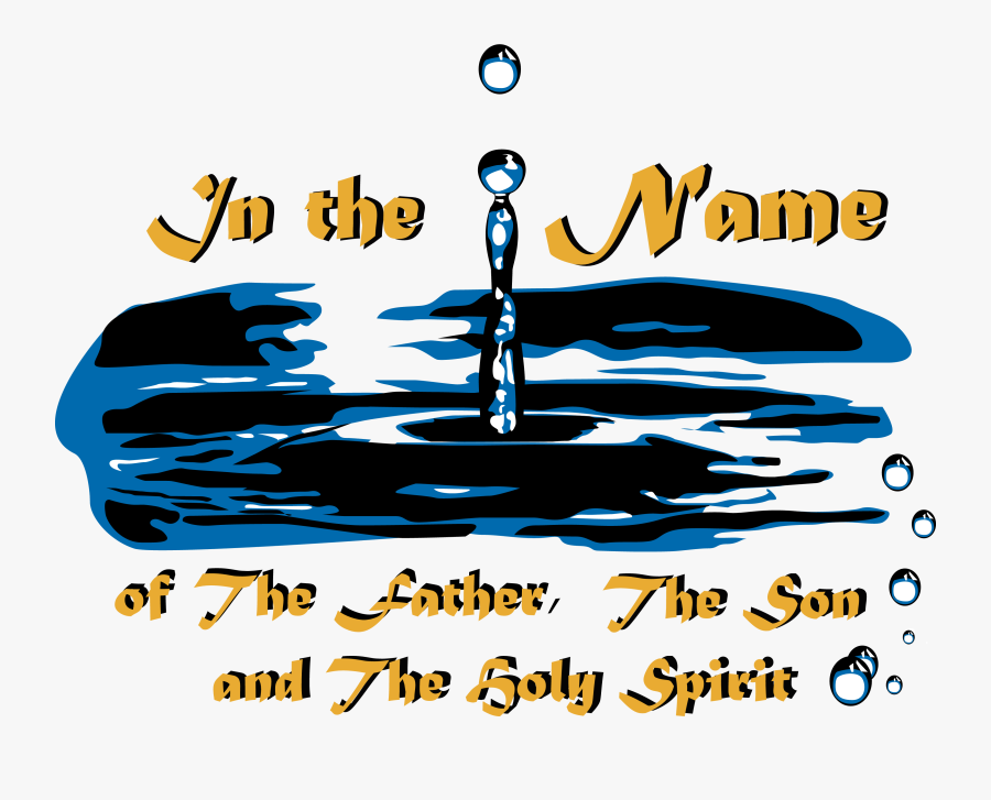 Transparent Father And Son Png - Water Baptism Baptism Clipart, Transparent Clipart