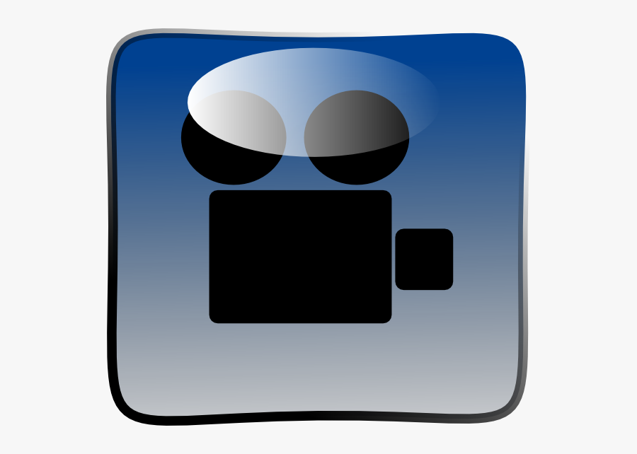 Video Cuadrado Svg Clip Arts - Video Camera Clip Art, Transparent Clipart