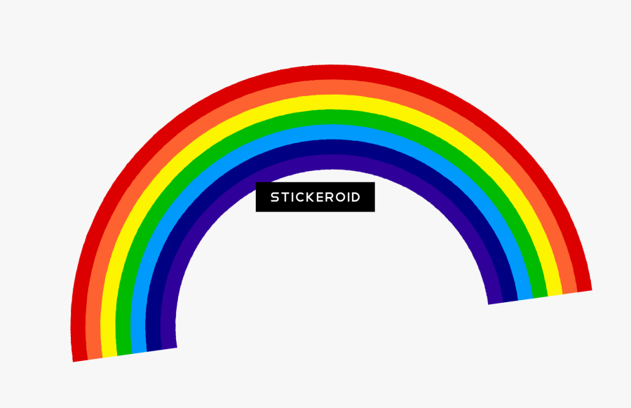 Transparent Rainbow Line Png - Does The Rainbow Look Like, Transparent Clipart