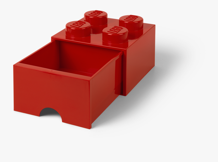 Lego Blocks Png - Lego Storage Box 4 With Black Drawer, Transparent Clipart