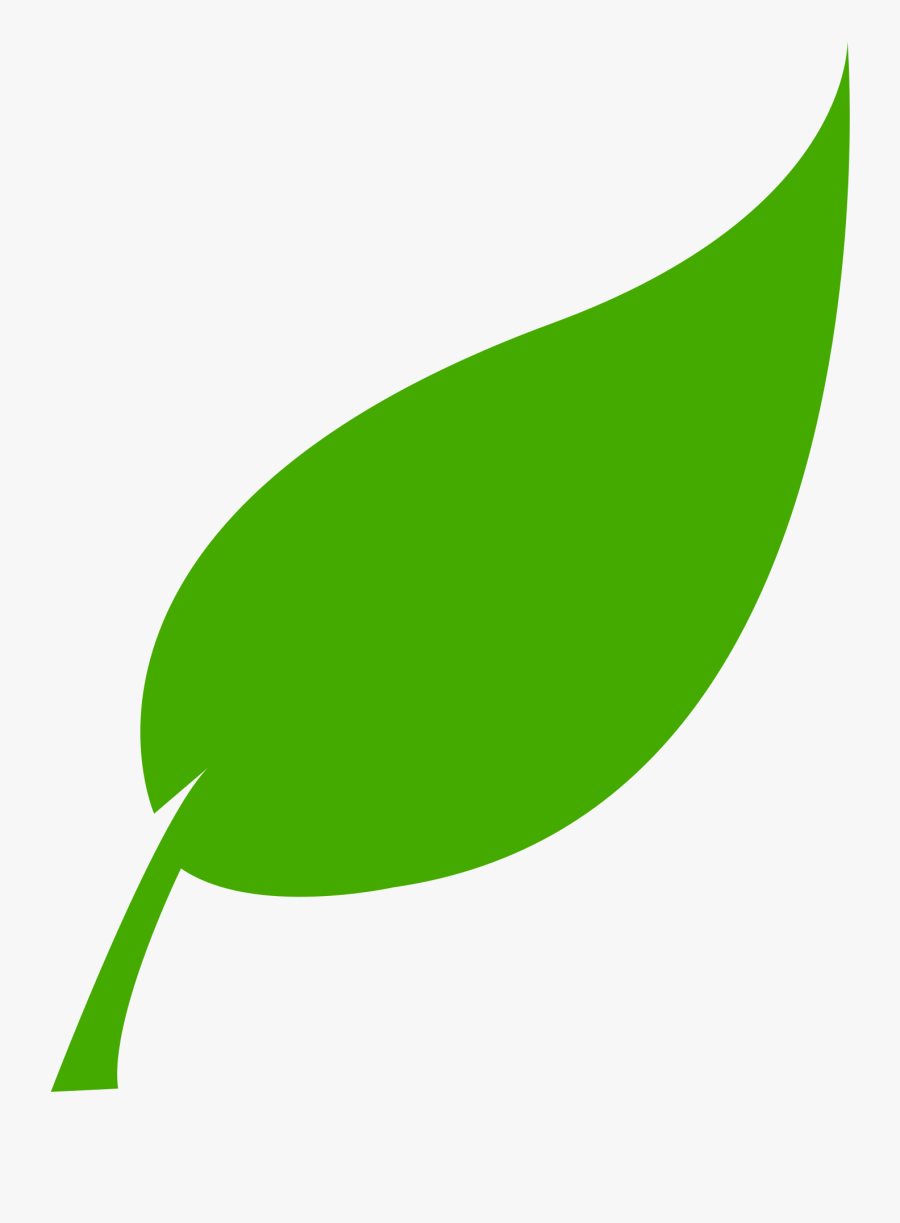 Green Leaf Clipart Png Transparent Png , Png Download - Vegetarian Logo For Menu, Transparent Clipart