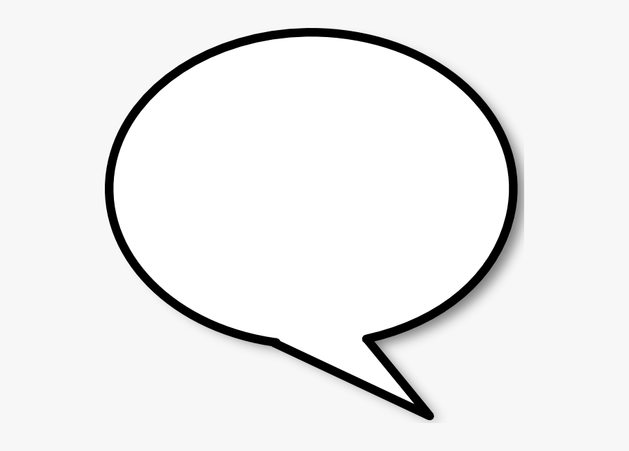 Speech Bubble Black Background, Transparent Clipart