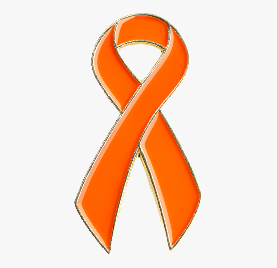 Transparent Orange Ribbon Png - Orange Ribbon For Gun Control, Transparent Clipart