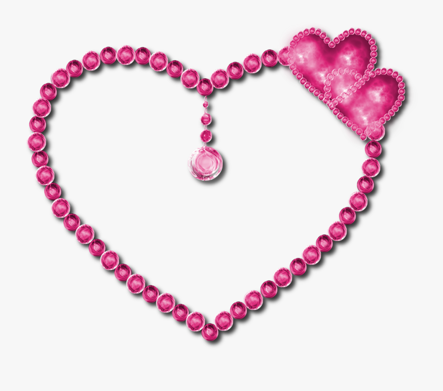 Download Pink Diamond Heart Png Pic - Pink Diamond Love Heart, Transparent Clipart