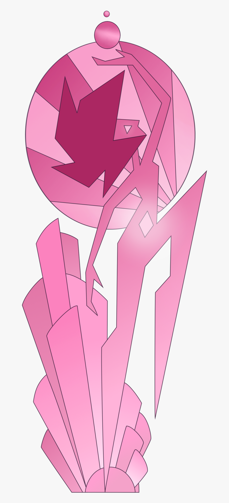 Pink Diamond Png - Steven Universe Diamond Base, Transparent Clipart