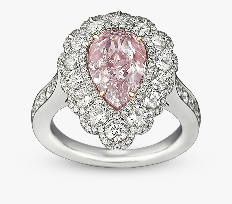 Pink Diamond Ring Png - All Pink Diamond Rings, Transparent Clipart