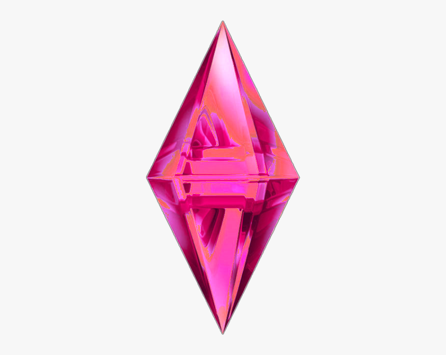#pink #diamond #sims - Pink Sims Diamond, Transparent Clipart